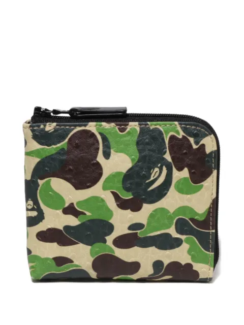 A BATHING APE® camouflage wallet