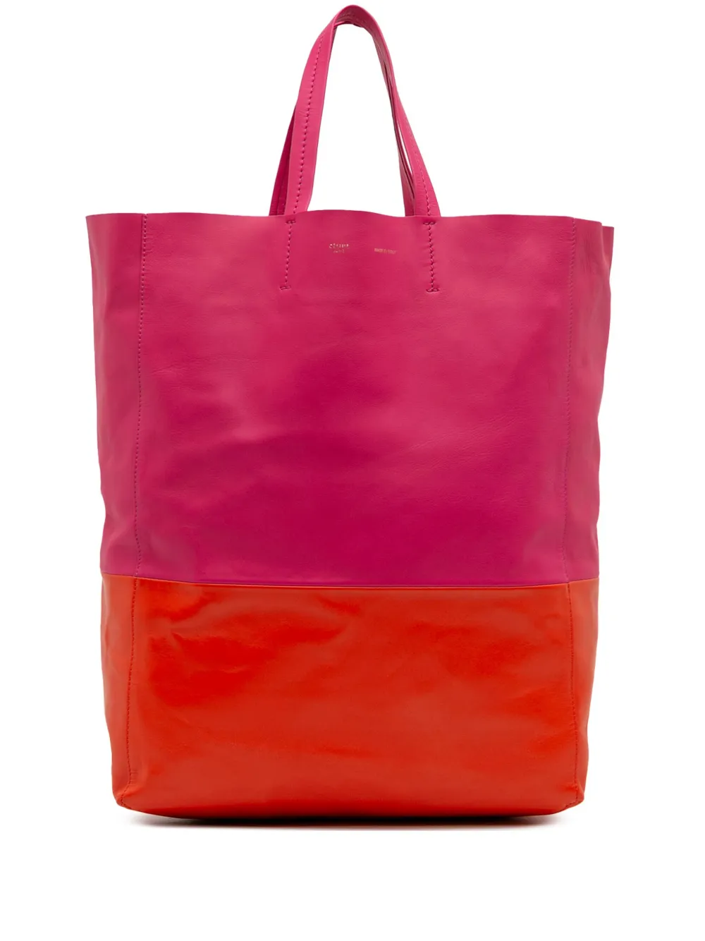 Celine Pre-Owned 2011 Bicolor Leather Vertical Cabas tote bag | Pink | Image 1