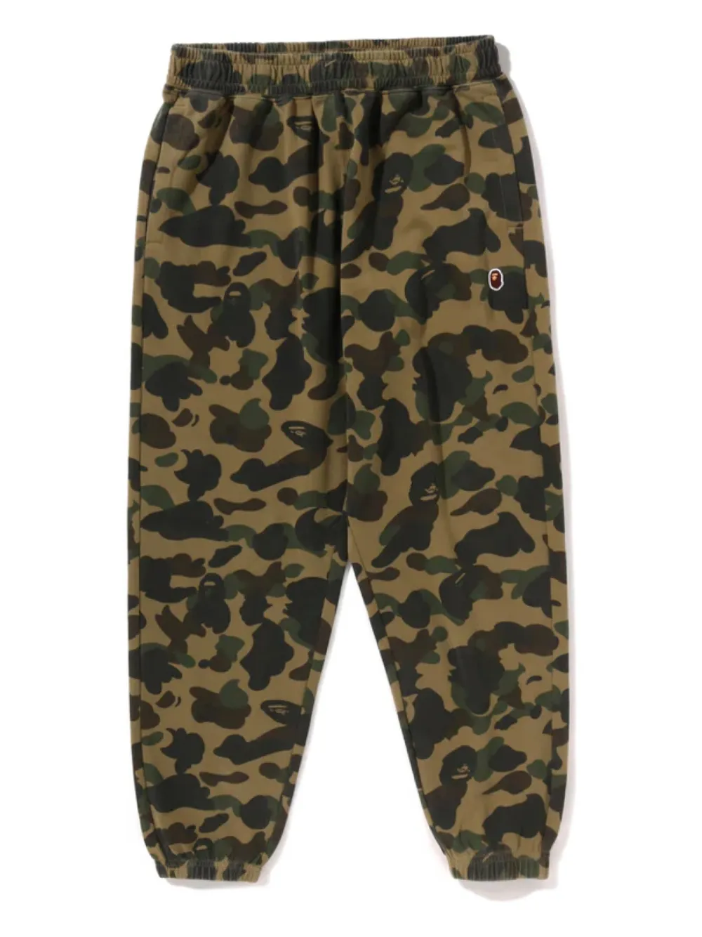 A BATHING APE® camouflage-print track pants | Green | Image 1