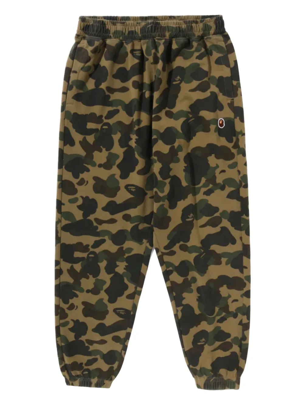 A BATHING APE® camouflage-print track pants | Green | Image 1