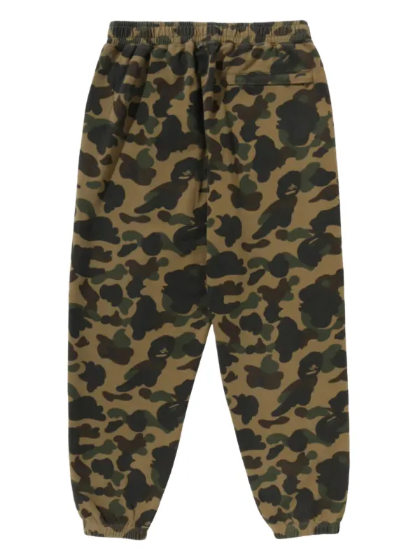 A BATHING APE® カモフラージュ トラックパンツ | グリーン | FARFETCH JP