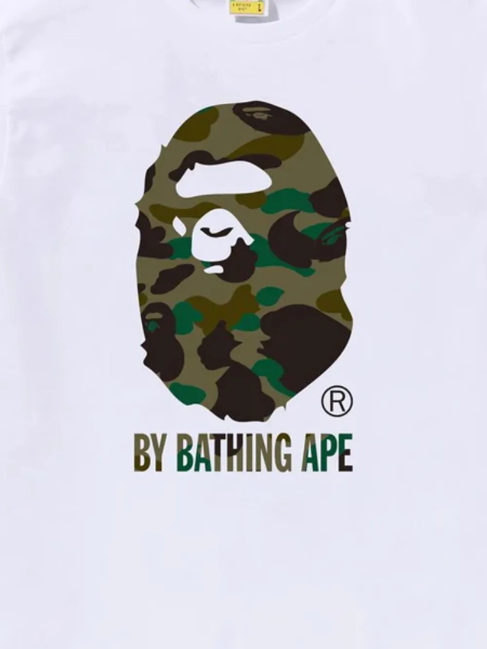 A BATHING APE T-shirt met grafische print - Wit