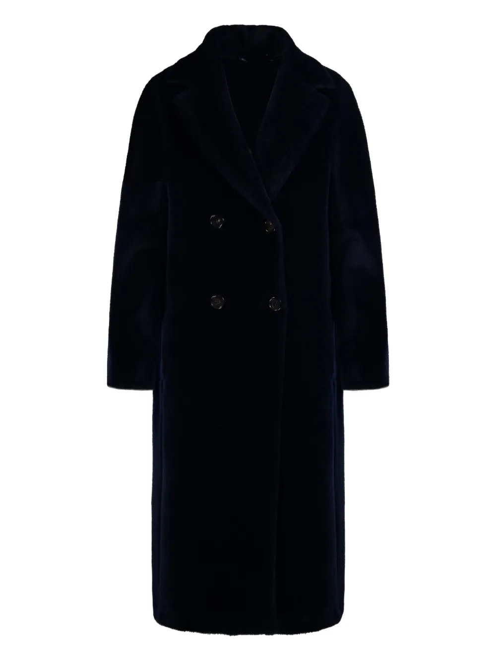 'S Max Mara alpaca wool-blend double-breasted coat | Blue | Image 1