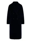 'S Max Mara alpaca wool-blend double-breasted coat - Blue