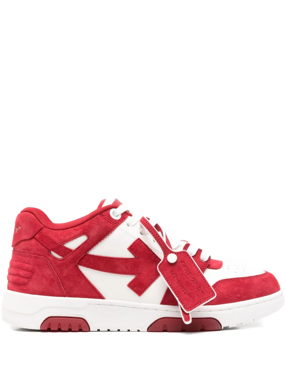 Off-White Out Of Office sneakers Rood