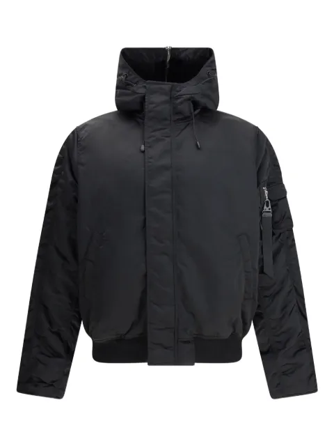 Alpha Industries hooded zip bomber jacket