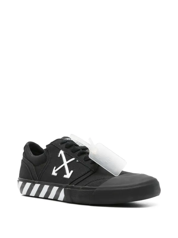 WARENFAUS　Ultra pod　Off white Off-White Vulcanized Undercut Sneakers | Black | FARFETCH