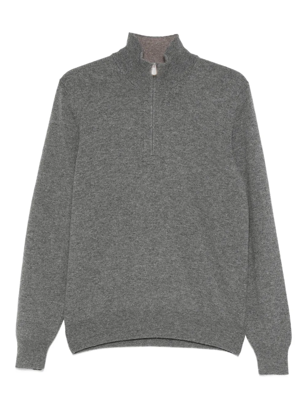 GIUUNO zip neck knitwear | Grey | Image 1
