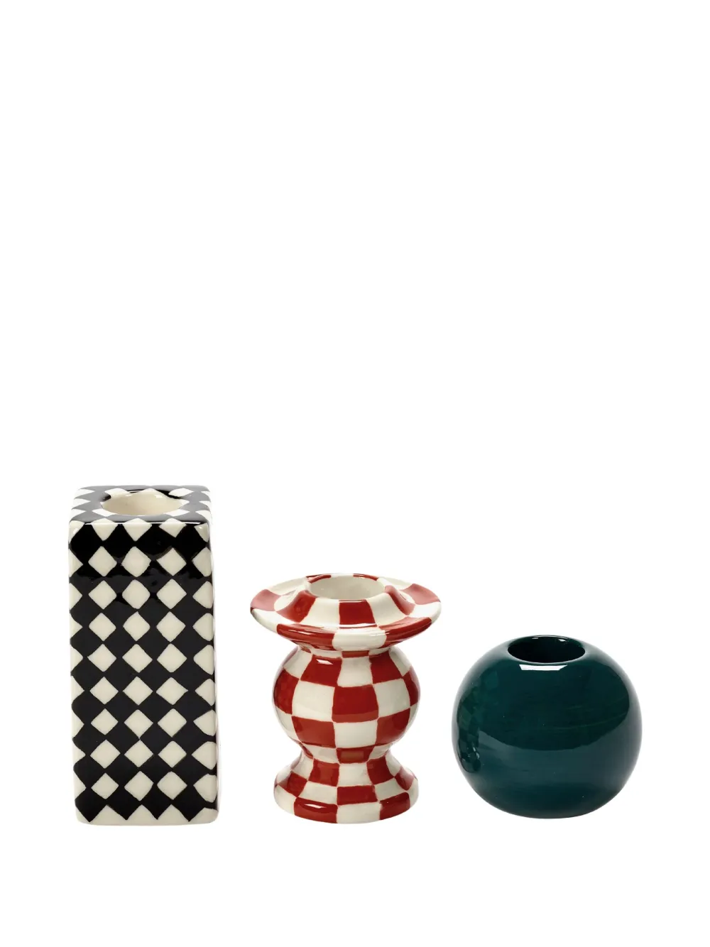 Serax Les Objets Mouleversants Candle Holder (set Of Three) In Neutral