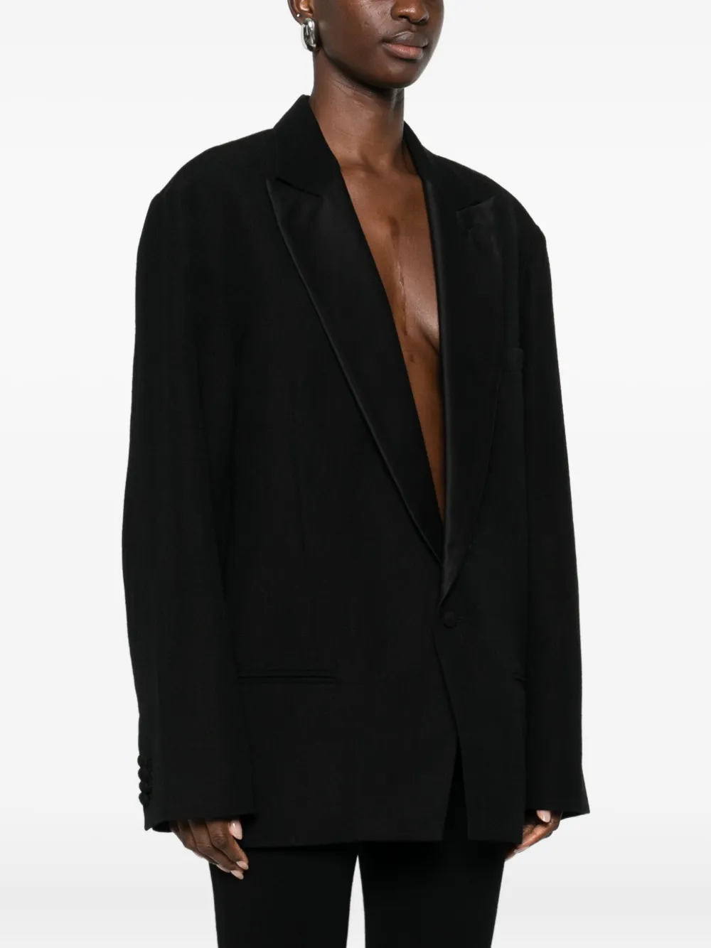 6397 Alt Tux Blazer In Black