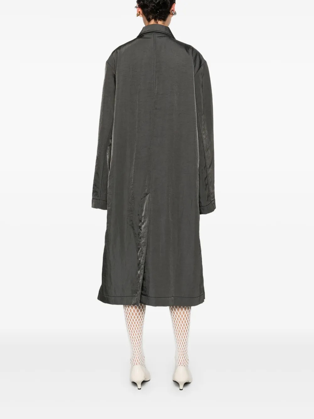 6397 Mac Single-breasted Coat In Gray