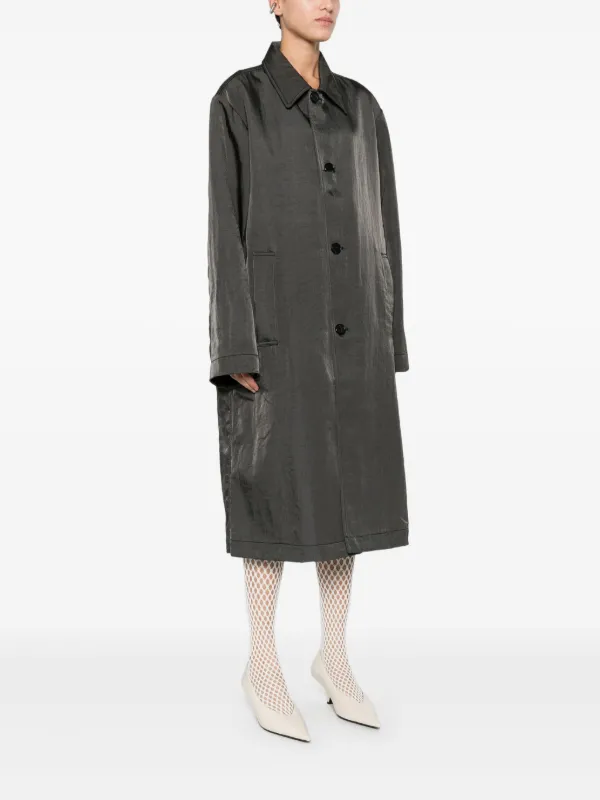 6397 Mac single-breasted Coat | Grey | FARFETCH