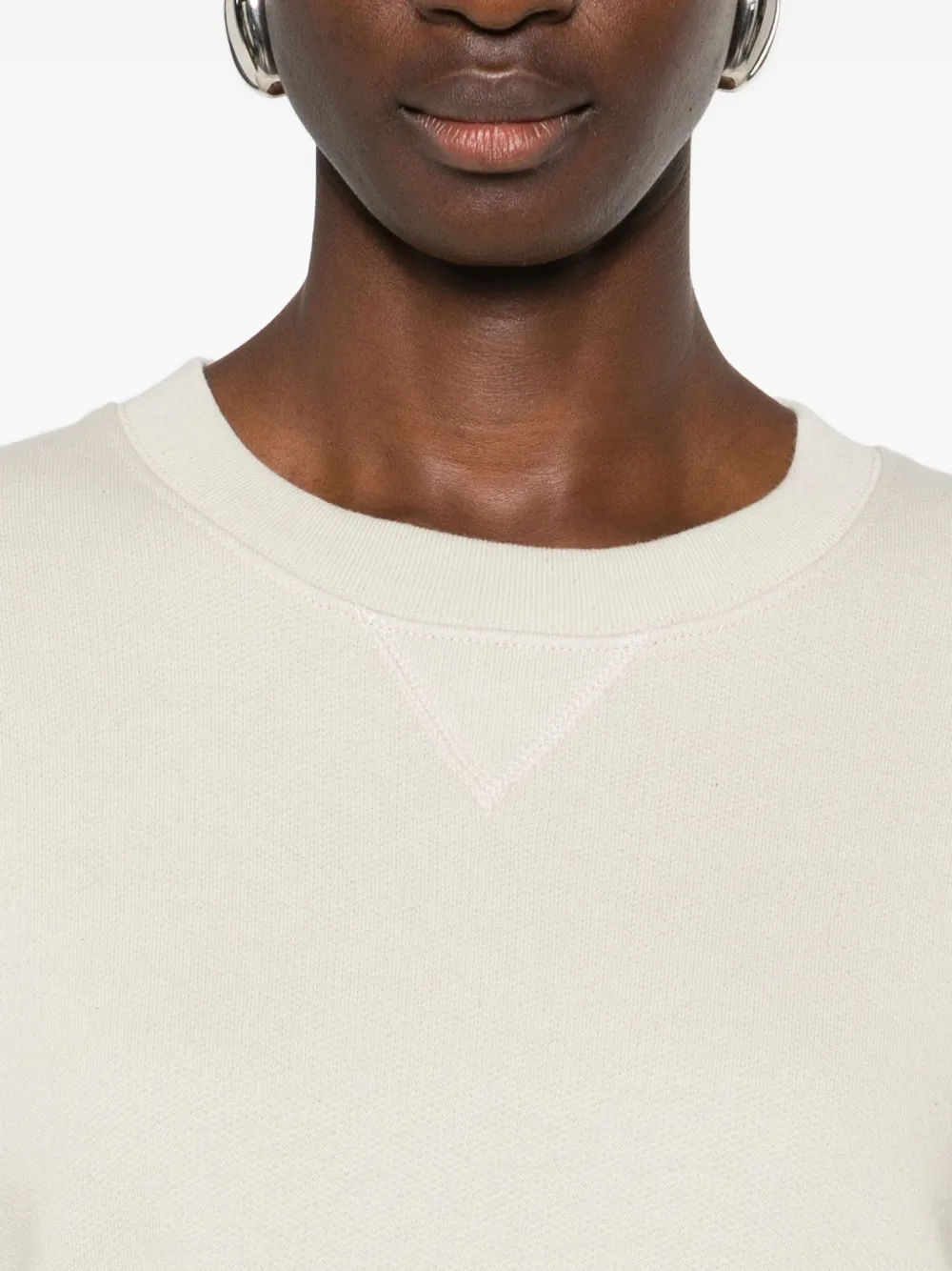 6397 Deb Crew-neck Sweatshirt In Neutral