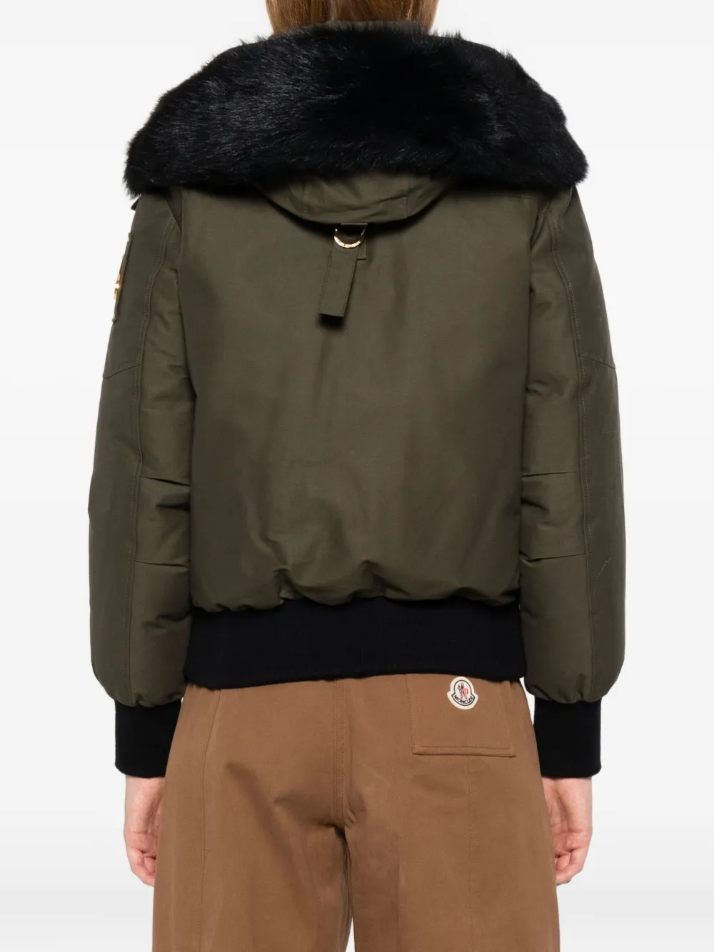 Moose Knuckles Sainte Flavie Bomber Jacket In Green