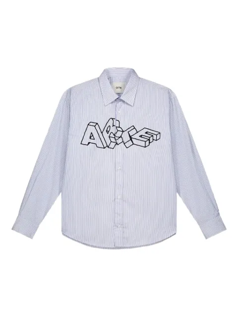 Arte Antwerp Arte Blocks striped shirt