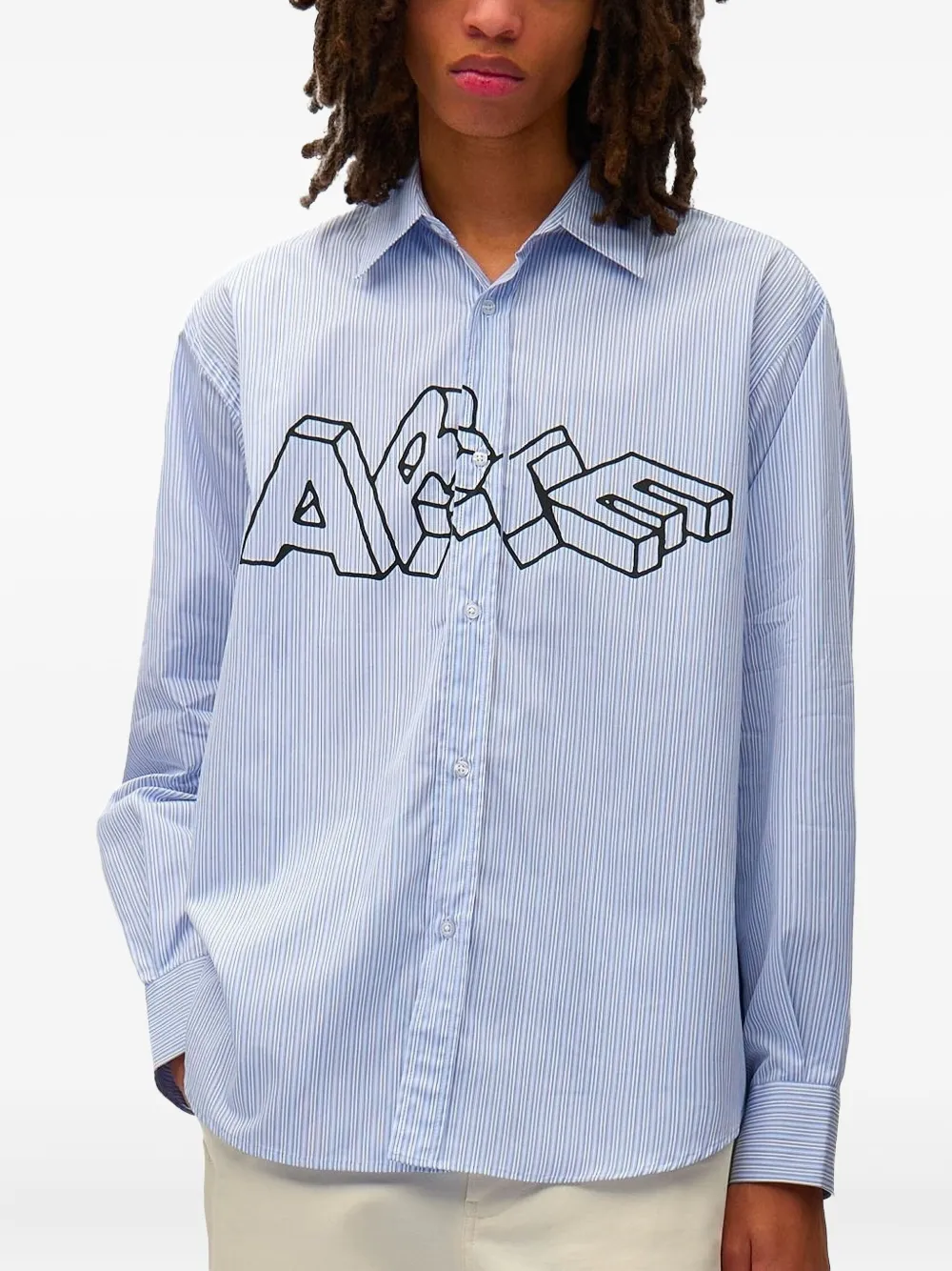 Arte Antwerp Arte Blocks striped shirt | Image 2