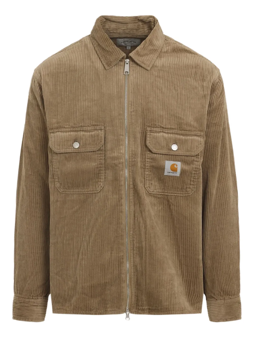 Carhartt WIP Reynold corduroy zip shirt jacket | Neutrals | Image 1