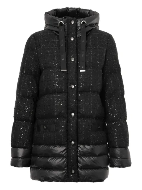WEILL PARIS tweed down jacket