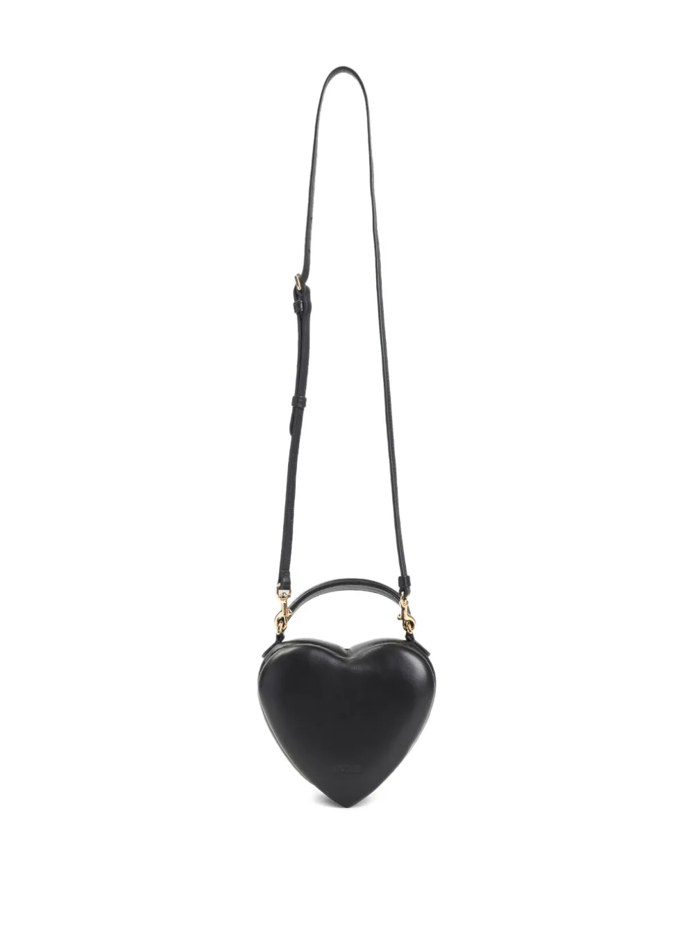 Moschino heart-shape shoulder bag - Zwart
