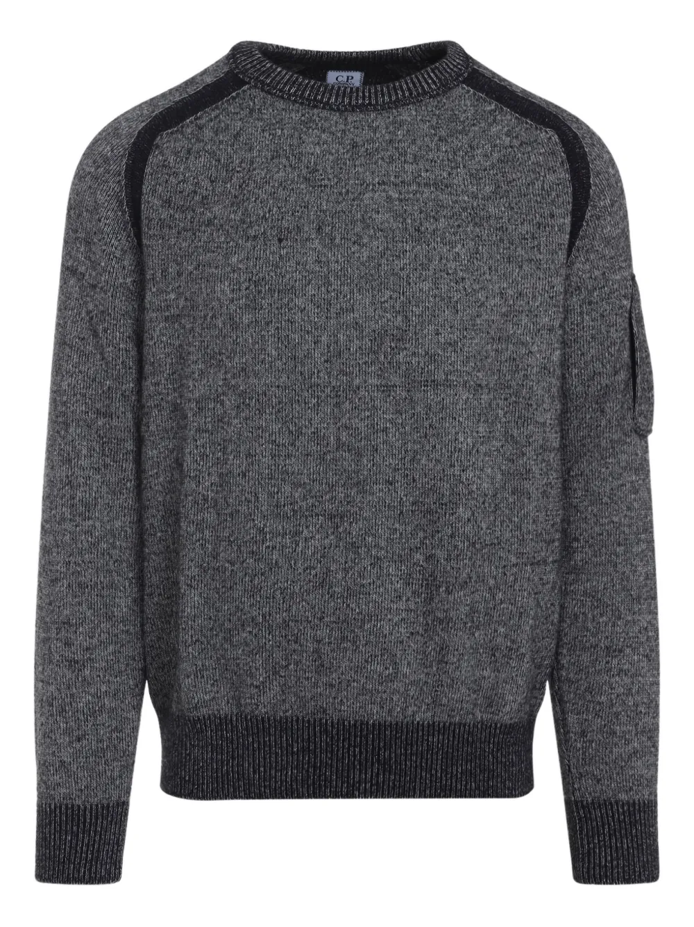 C.p. Company C.p.company Anthracite Melange Grey Pullover In Gray