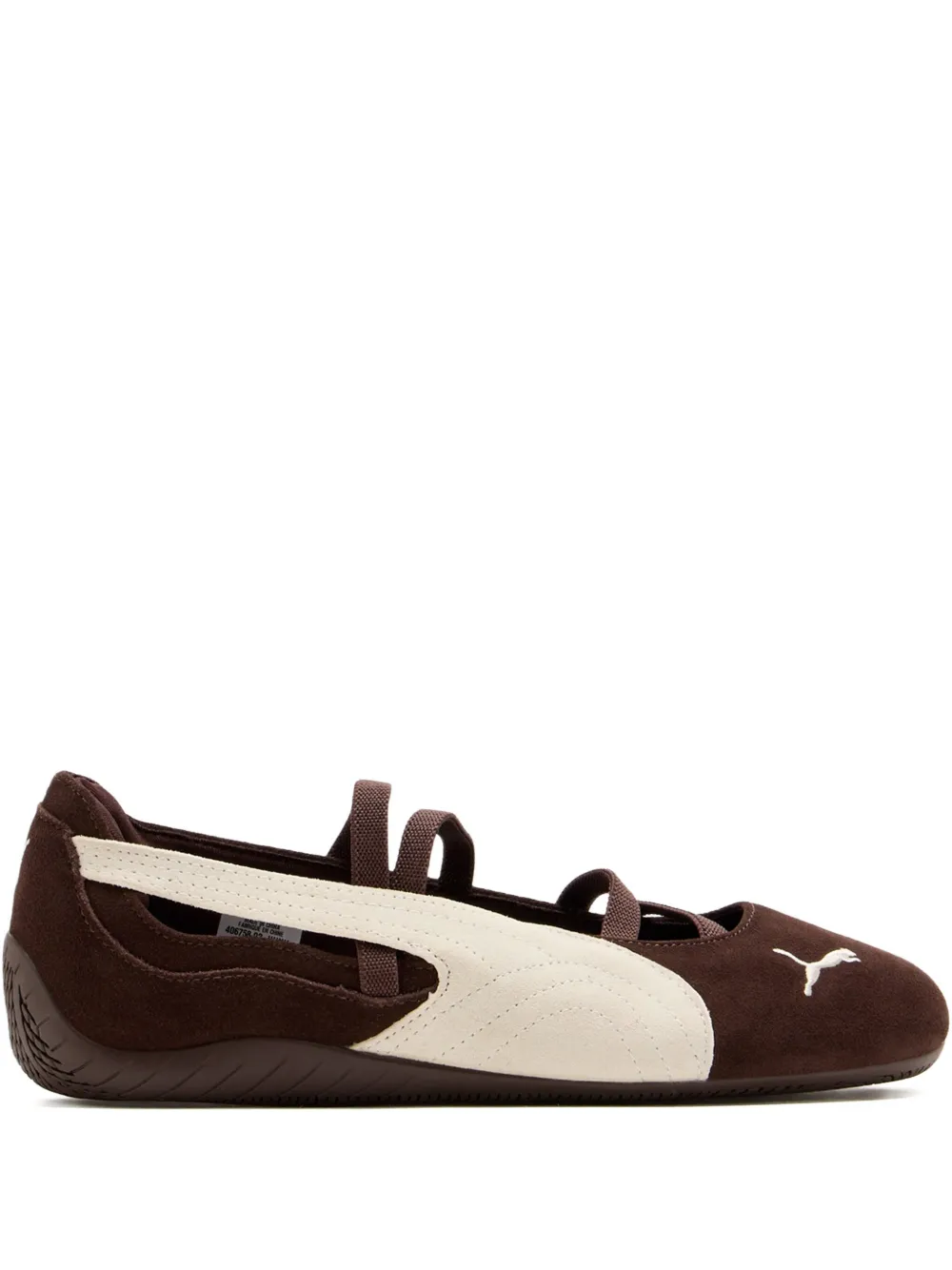 PUMA suede ballet flats | Brown | Image 1