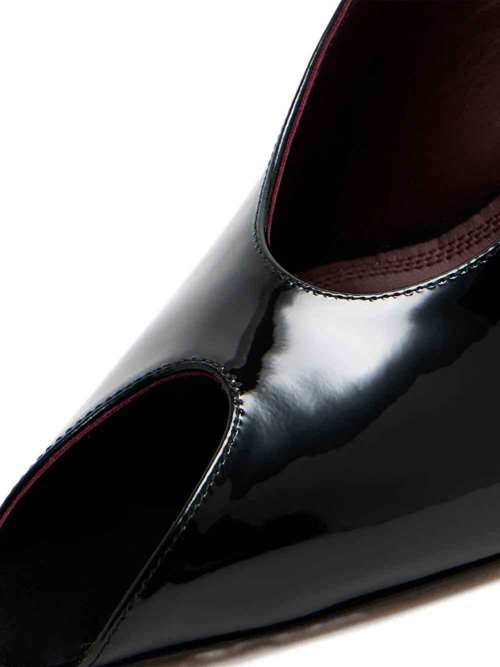 NEOUS Hamal 85mm slingback pumps Zwart