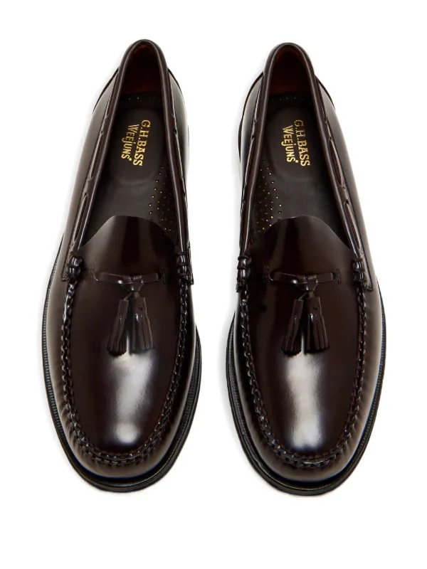 G.H.Bass Weejuns Larkin Tassel Leather Loafers | Brown | FARFETCH RO