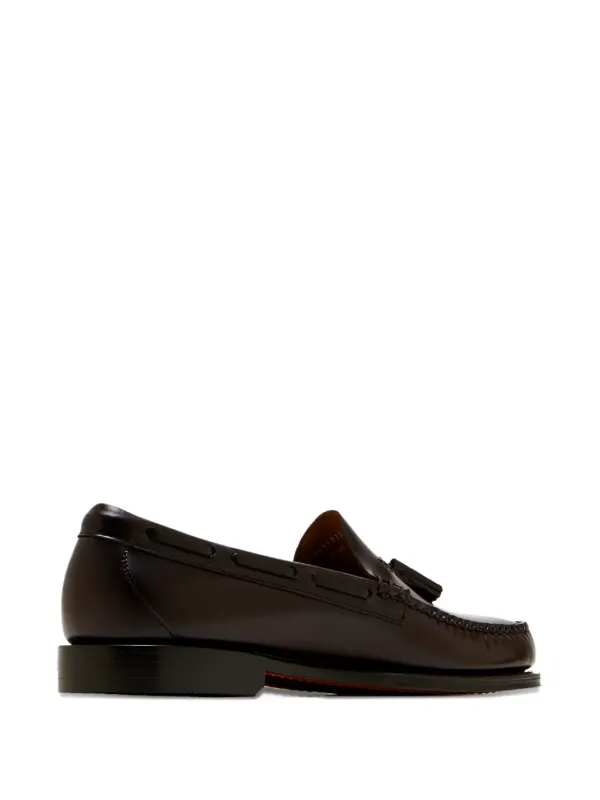 G.H.Bass Weejuns Larkin Tassel Leather Loafers | Brown | FARFETCH RO