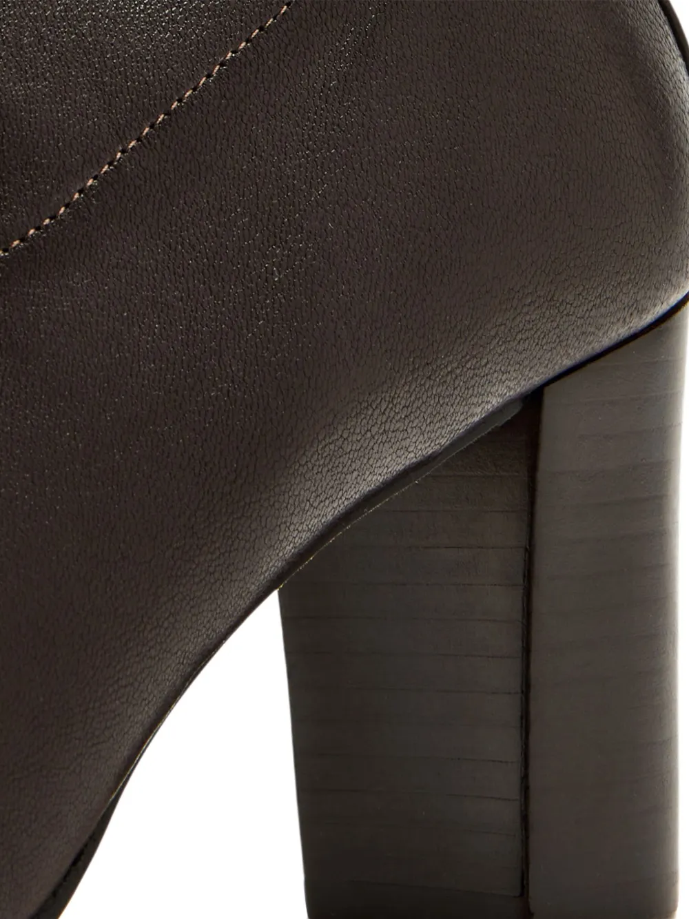 Jude Laarzen met blokhak Bruin