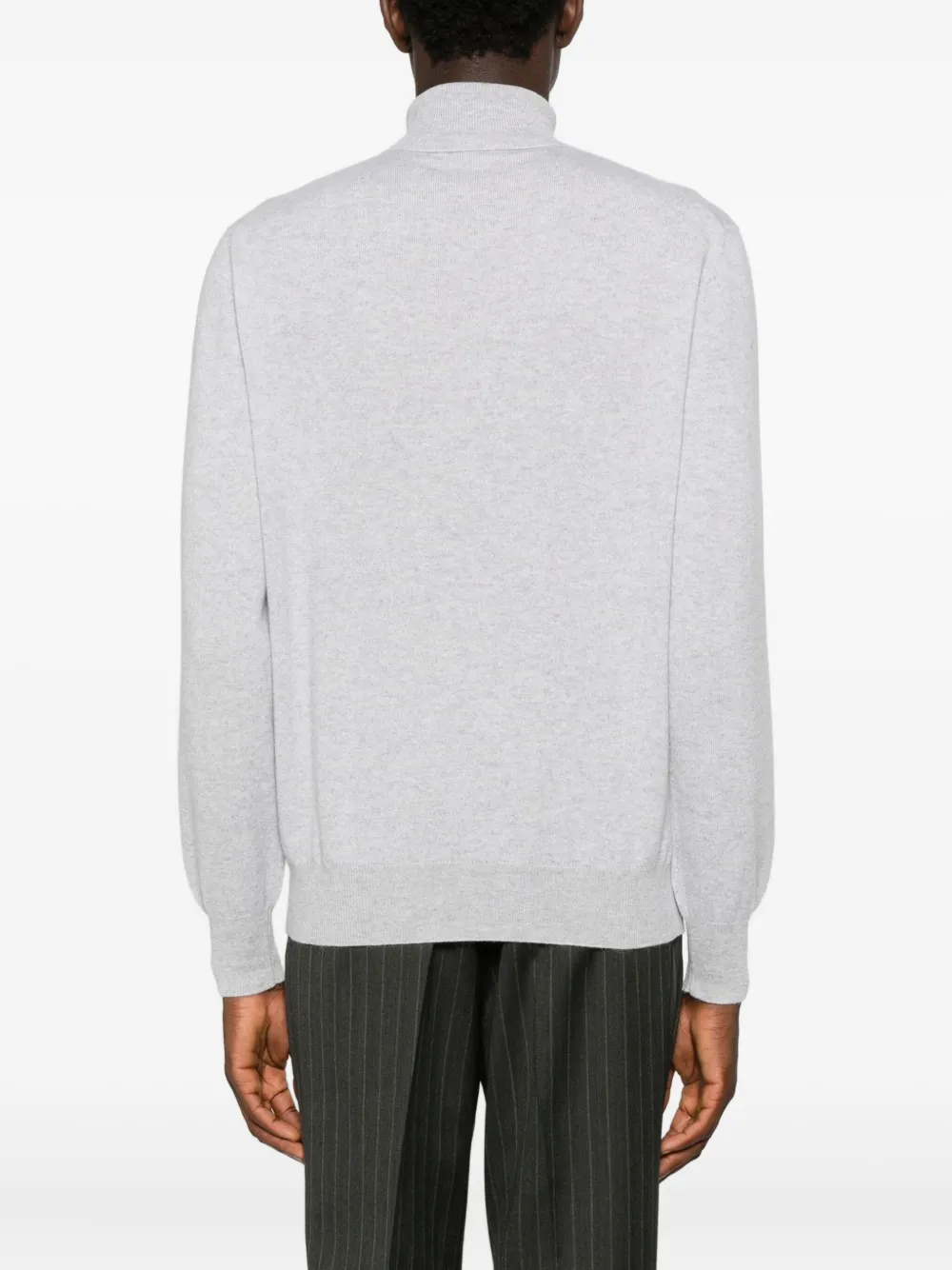 Bruno Manetti Fine-knit Jumper In Gray
