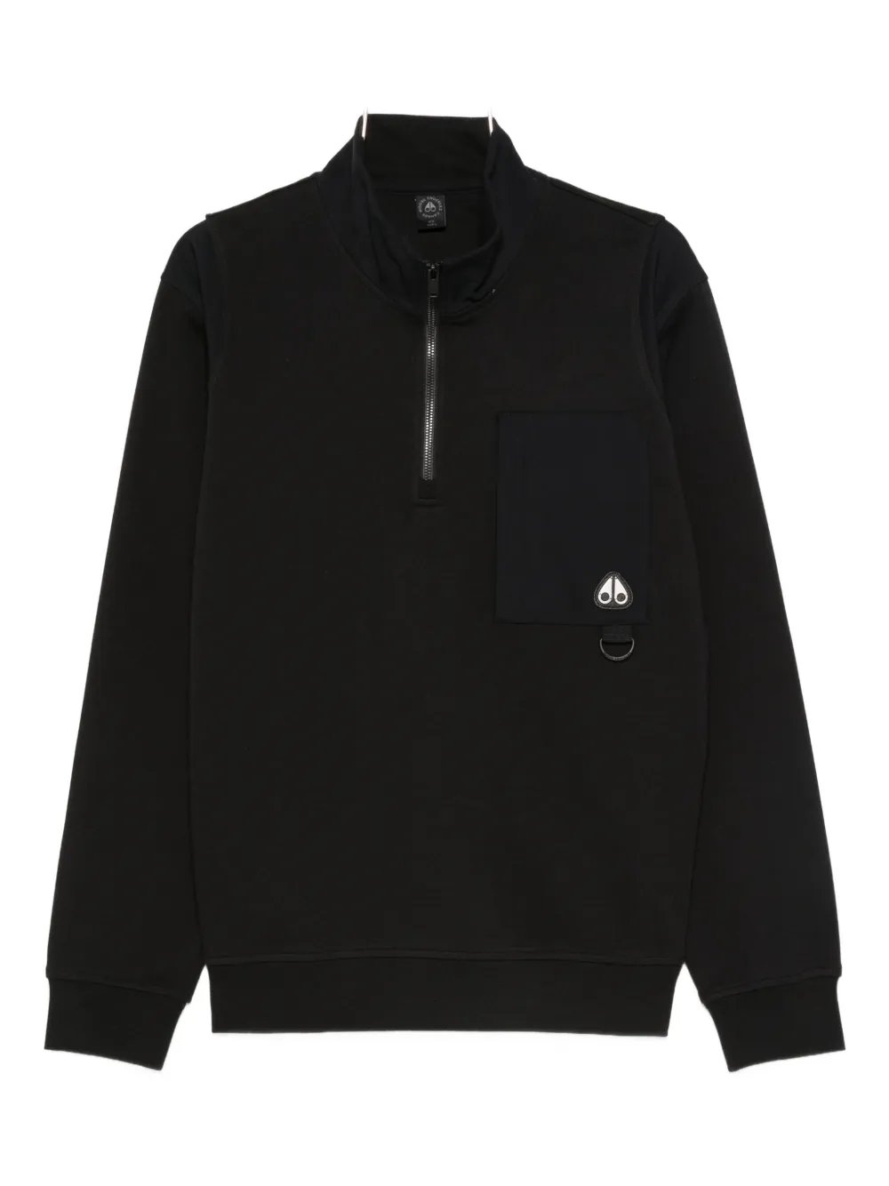 Moose Knuckles patch-pocket sweatshirt | Black | Image 1