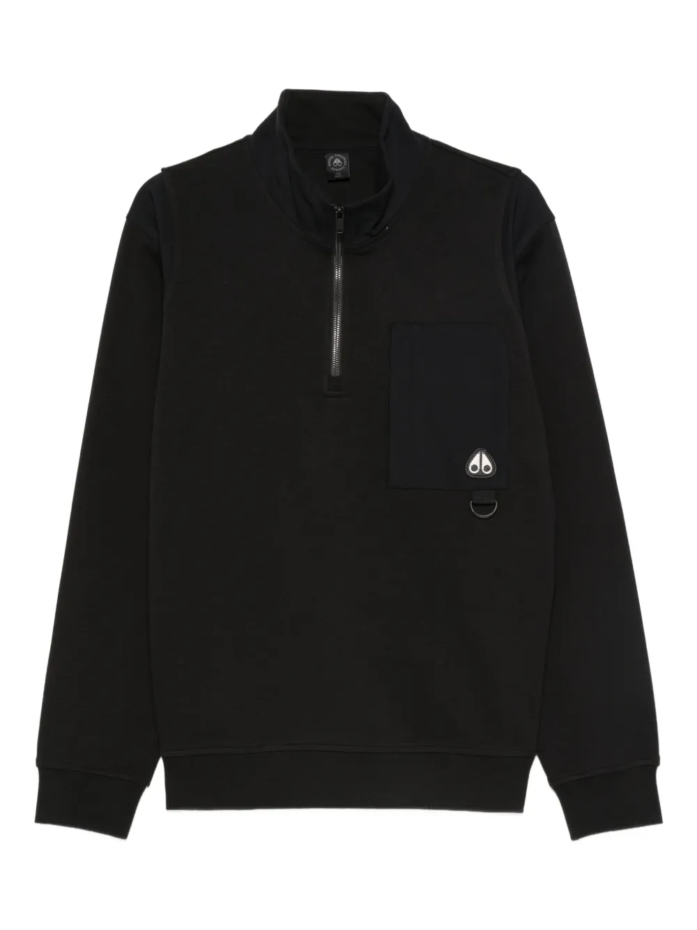 Moose Knuckles patch-pocket sweatshirt | Black | Image 1