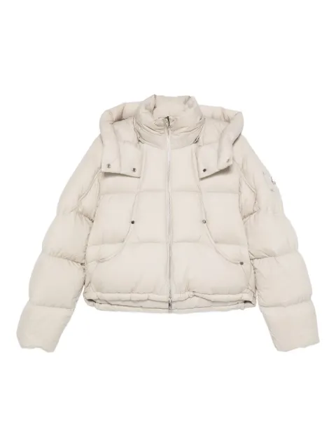 Moose Knuckles logo-plaque padded jacket
