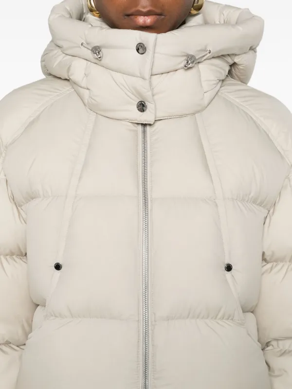 N*a様 MOOSE KNUCKLES ベージュ ダウンジャケット ホワイトのフ 美品 ムースナックルズ ダウンジャケット SCOTCHTOWN BOMBER メンズ