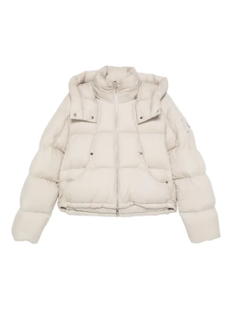 Moose Knuckles logo-plaque padded jacket