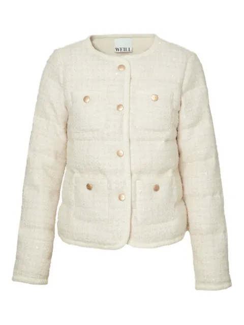 WEILL PARIS down tweed jacket