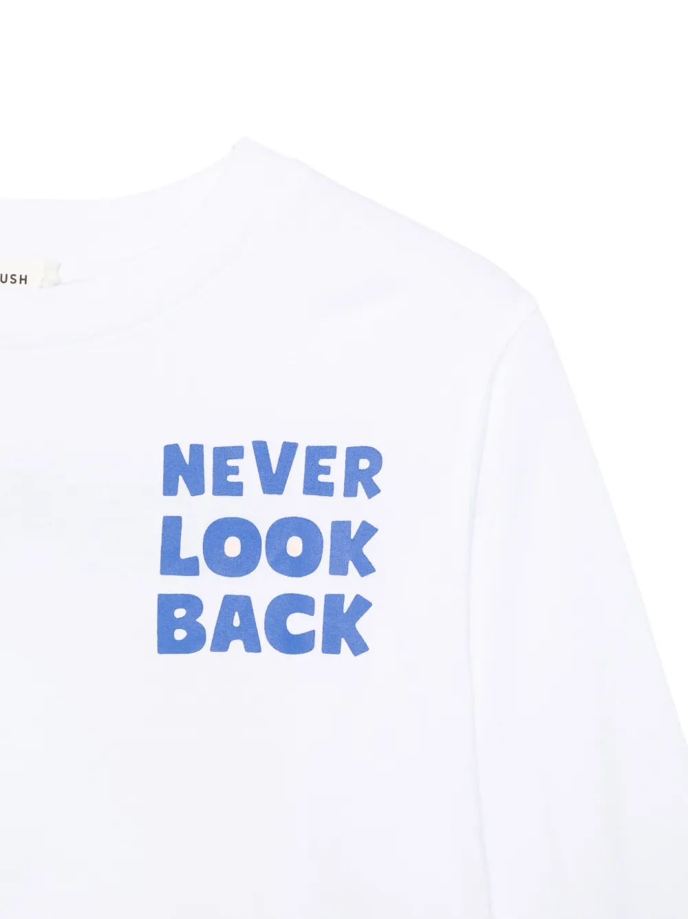 Billieblush T-shirt met grafische print en lange mouwen Wit