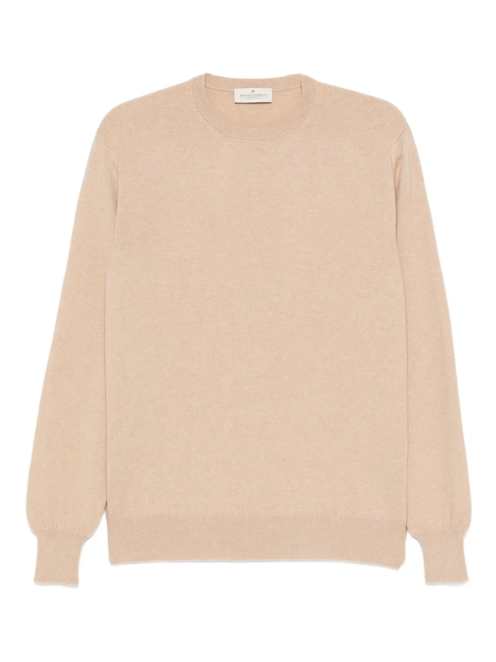 Bruno Manetti pull en maille fine | tons neutres | Image 1