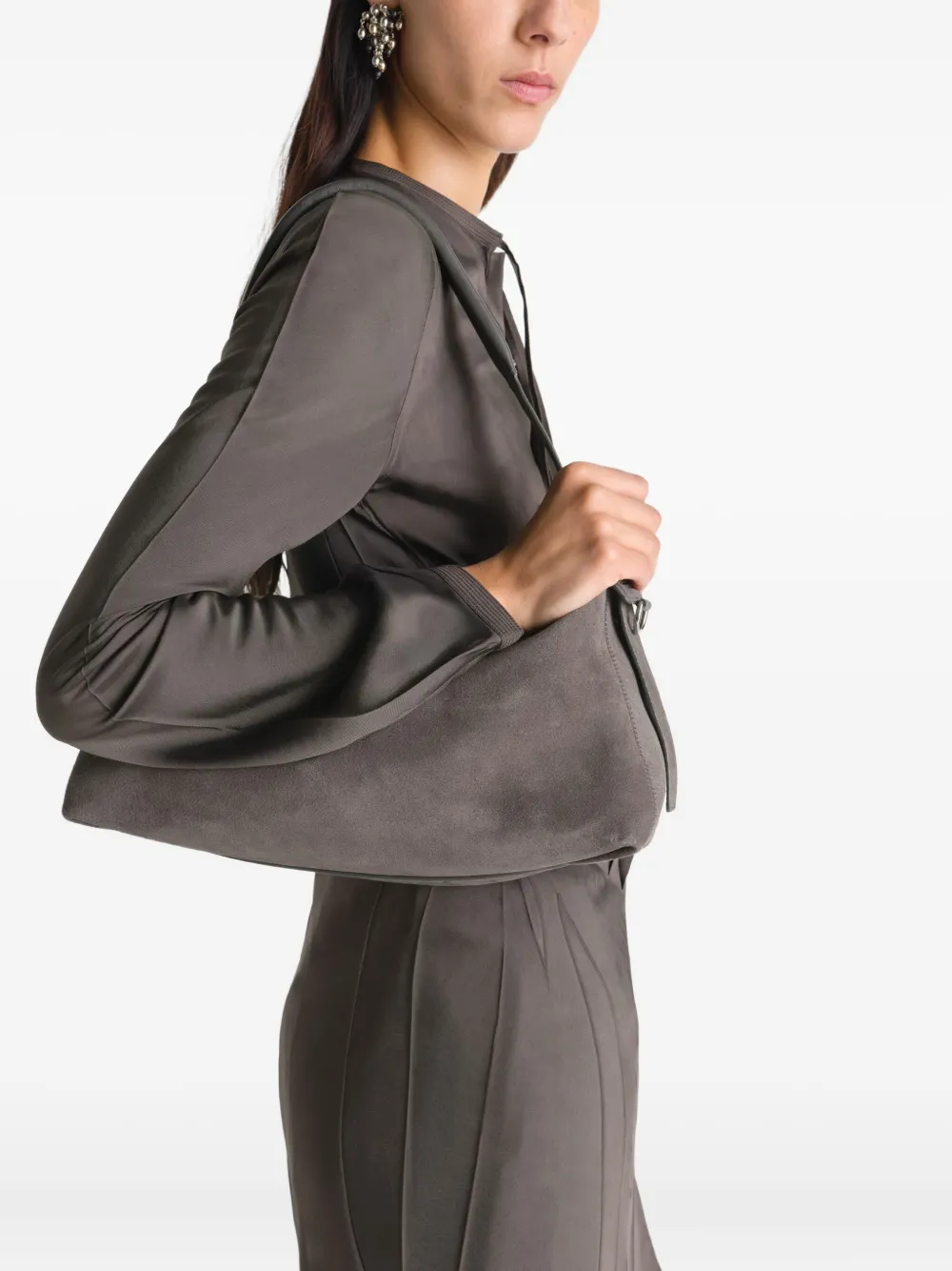 LEMAIRE Belted tote bag - Grijs