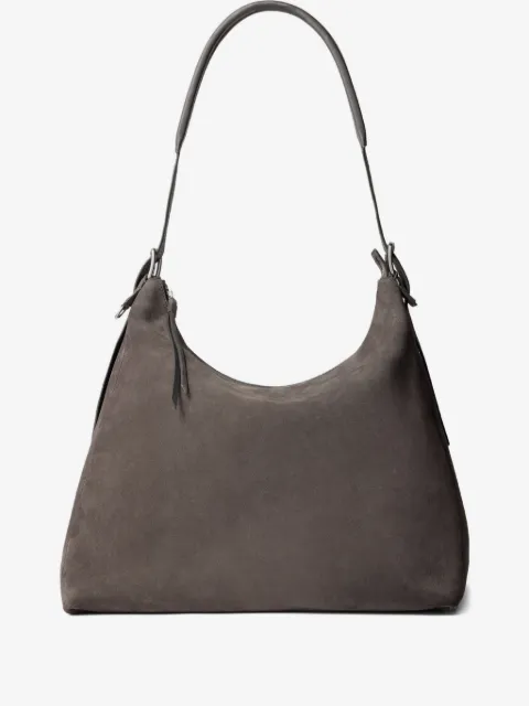 LEMAIRE belted shoulder bag in suede leather