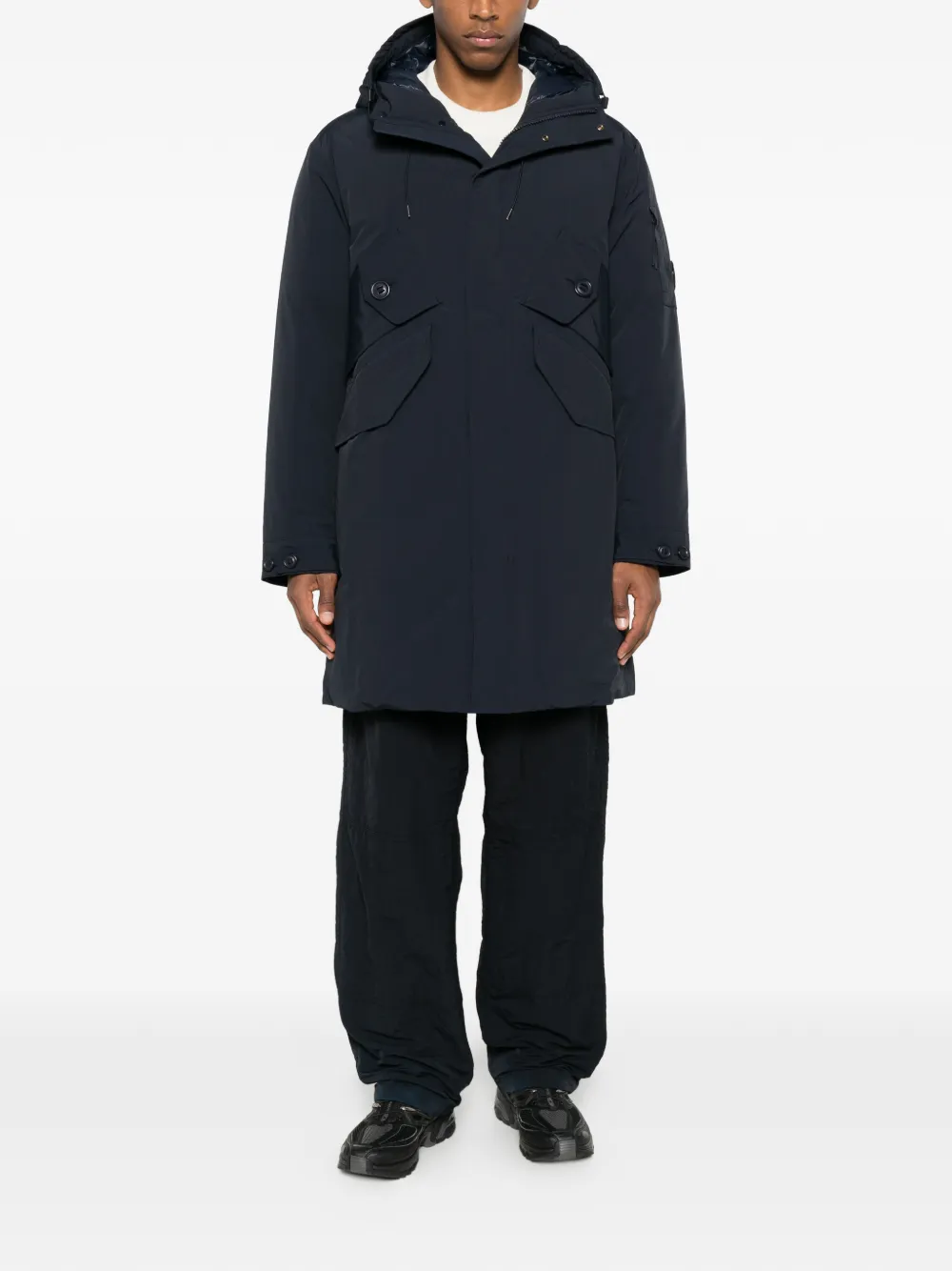 C.P. Company hooded pocket coat - Blauw