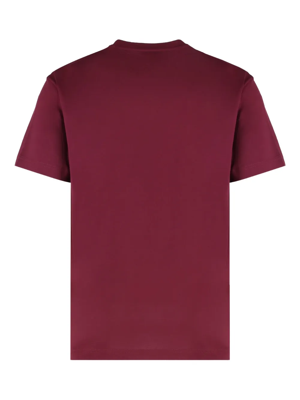 Gucci logo-print ribbed T-shirt - Rood