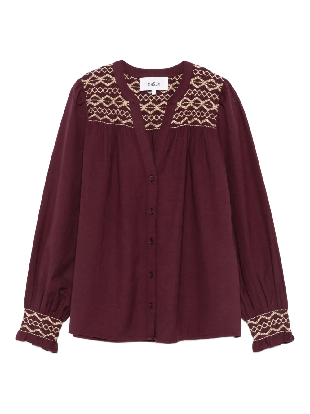 Ba&Sh camisa Samantha | rojo | Image 1