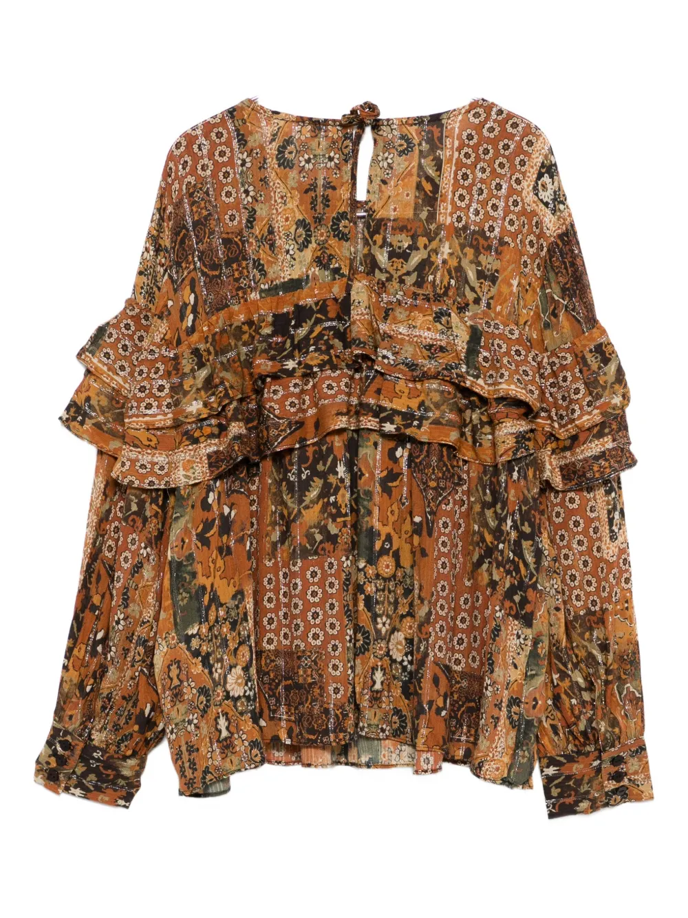 Ba&Sh floral-pattern ruffled-detail blouse | Blouses | Image 2