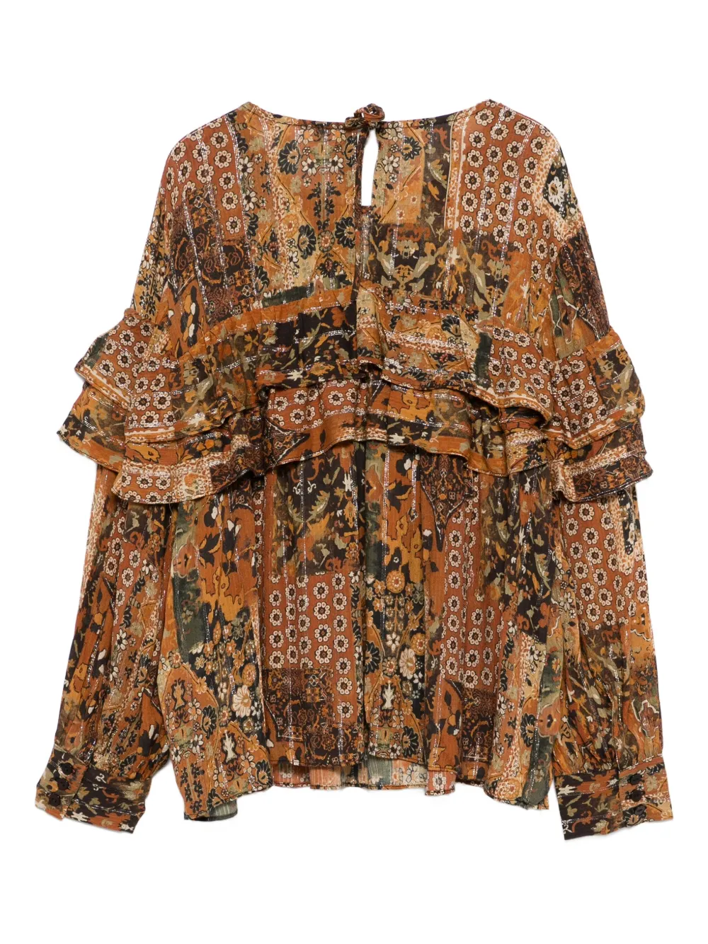 Ba&Sh floral-pattern ruffled-detail blouse | Blouses | Image 2
