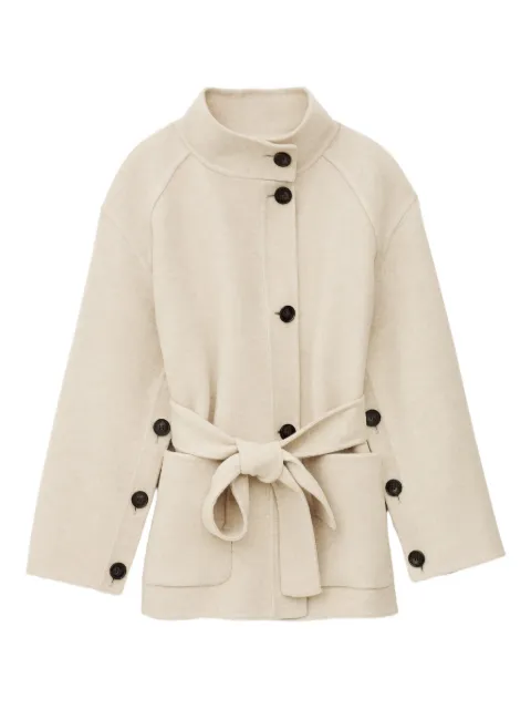 Ba&Sh Lourthney belted-buttoned coat