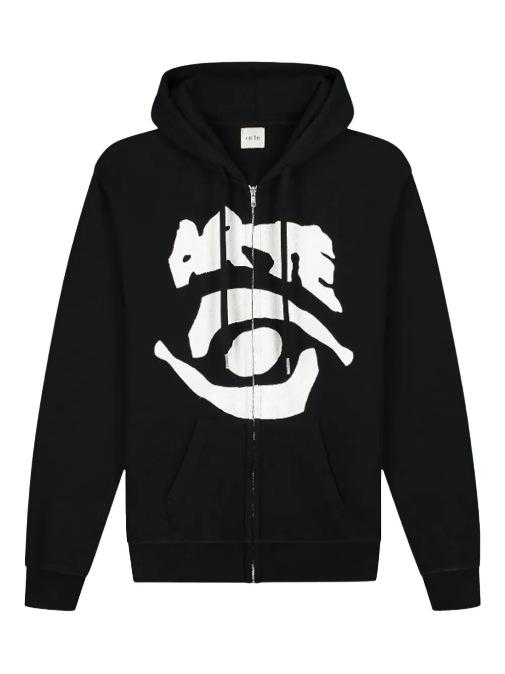 Arte Antwerp Eye zip-up hoodie | Black | Image 1
