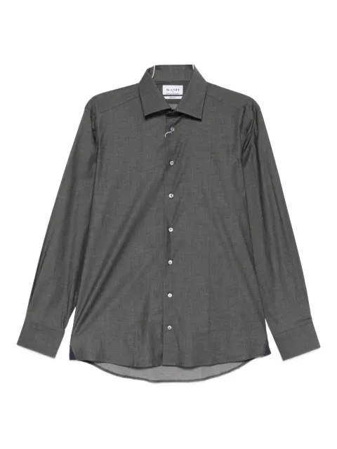 Sand mélange-effect shirt