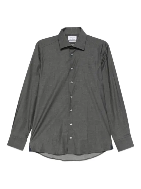 Sand mélange-effect shirt