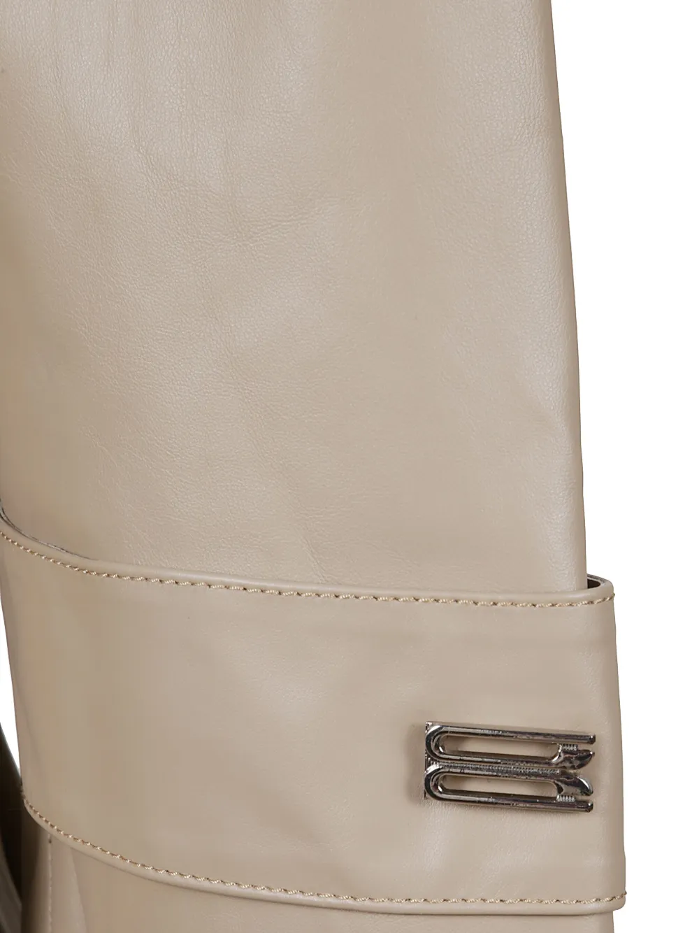 Victoria Beckham Jas met riem Beige